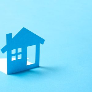 House in paper for real estate property industry